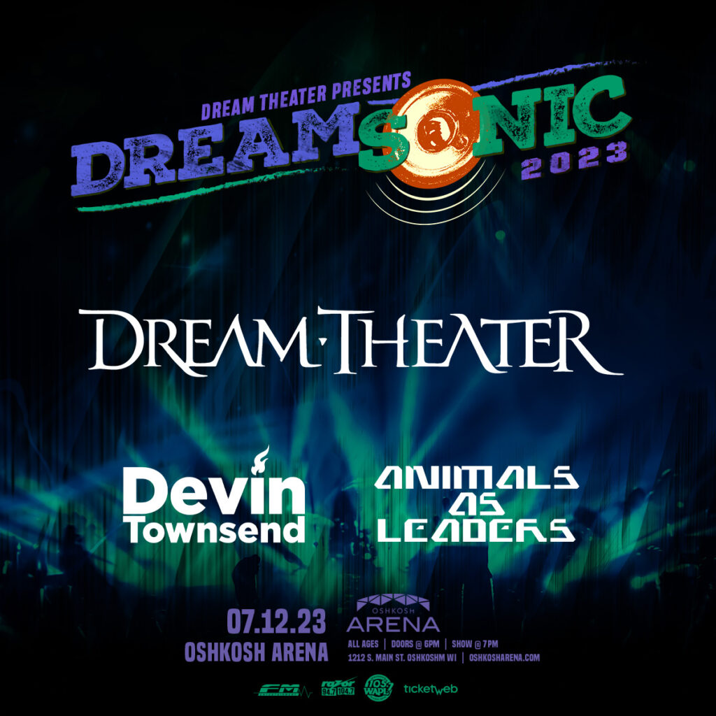 DreamSonic Tour 2023 with Dream Theater Featuring Devin Townsend and